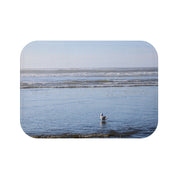 Seagull on Tranquil Ocean Shoreline Scene product