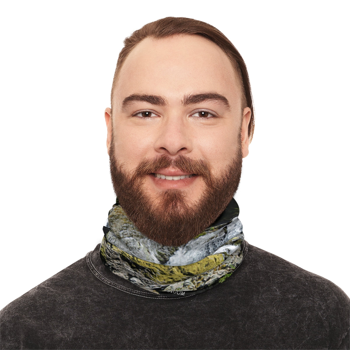 Waterfall Graphic Design Versatile Neck Gaiter Accessory