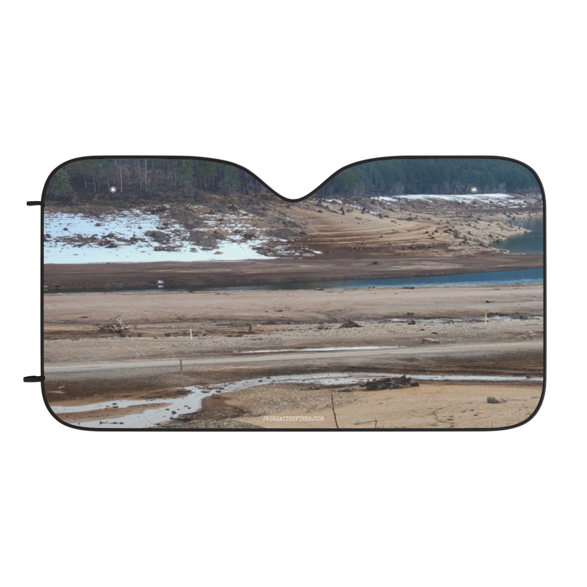 Scenic River Landscape Car Sunshade for Outdoor Lovers