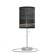 Coastal Ocean Waves Black and White Art Lamp Product