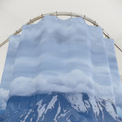 Majestic Snow-Capped Mountain Shower Curtain Product