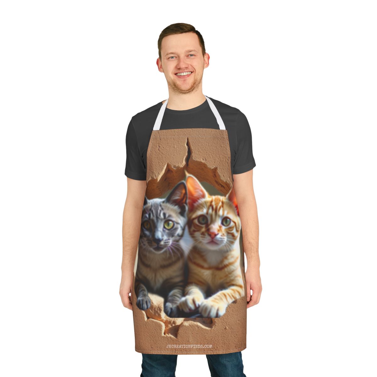 Cute Cats Design Printed Apron for Kitchen Enthusiasts