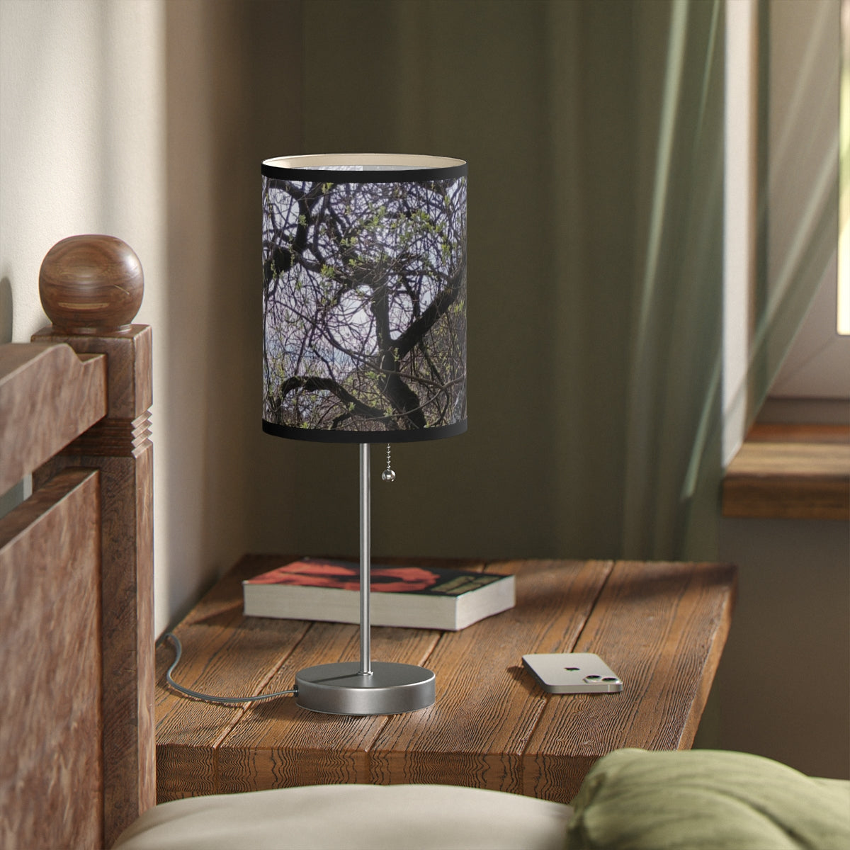 Modern Table Lamp with Nature Theme Design for Home Decor