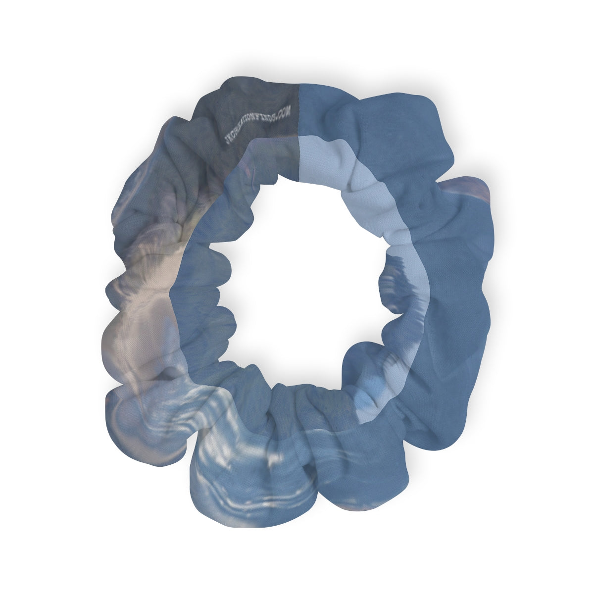 Ocean Reflection Design Hair Scrunchie Accessory