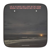 Life Is Like a Ship on the Ocean Design Sunshade