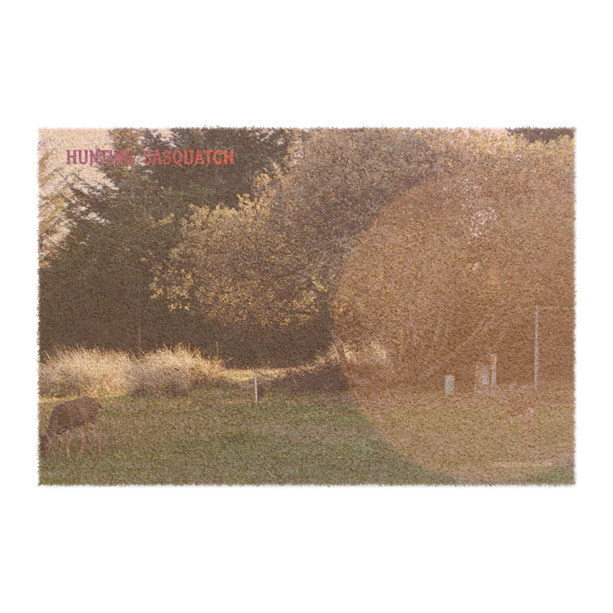 Hunted Sasquatch Themed Scene Art print product type