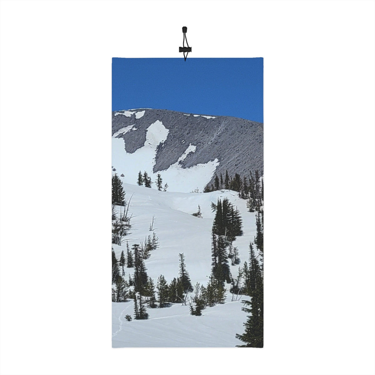 Snowy Mountain Landscape Winter Wall Hanging Poster