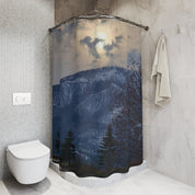 Scenic Mountain Landscape Design Shower Curtain