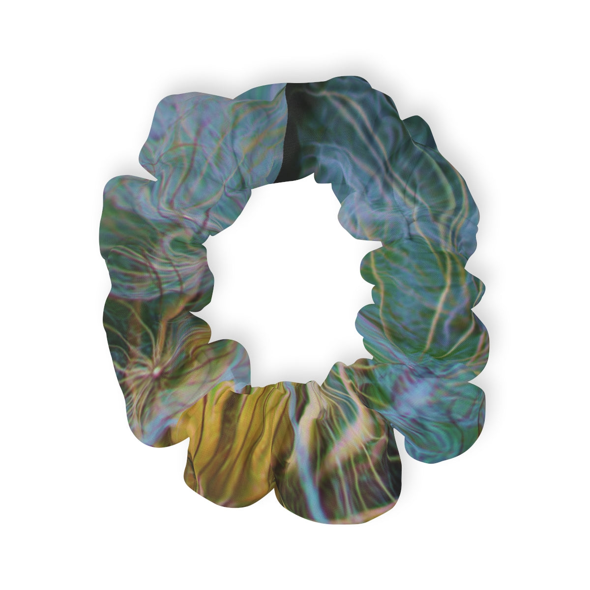 Unique Multicolor Patterned Elastic Scrunchie Accessory