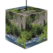 River Rapids Forest Greenery Cube Lamp product type
