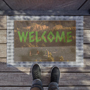 Decorative Welcome Doormat with Nature Scene Design