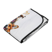 Cute Dog Print Foldable Windshield Sunshade Cover