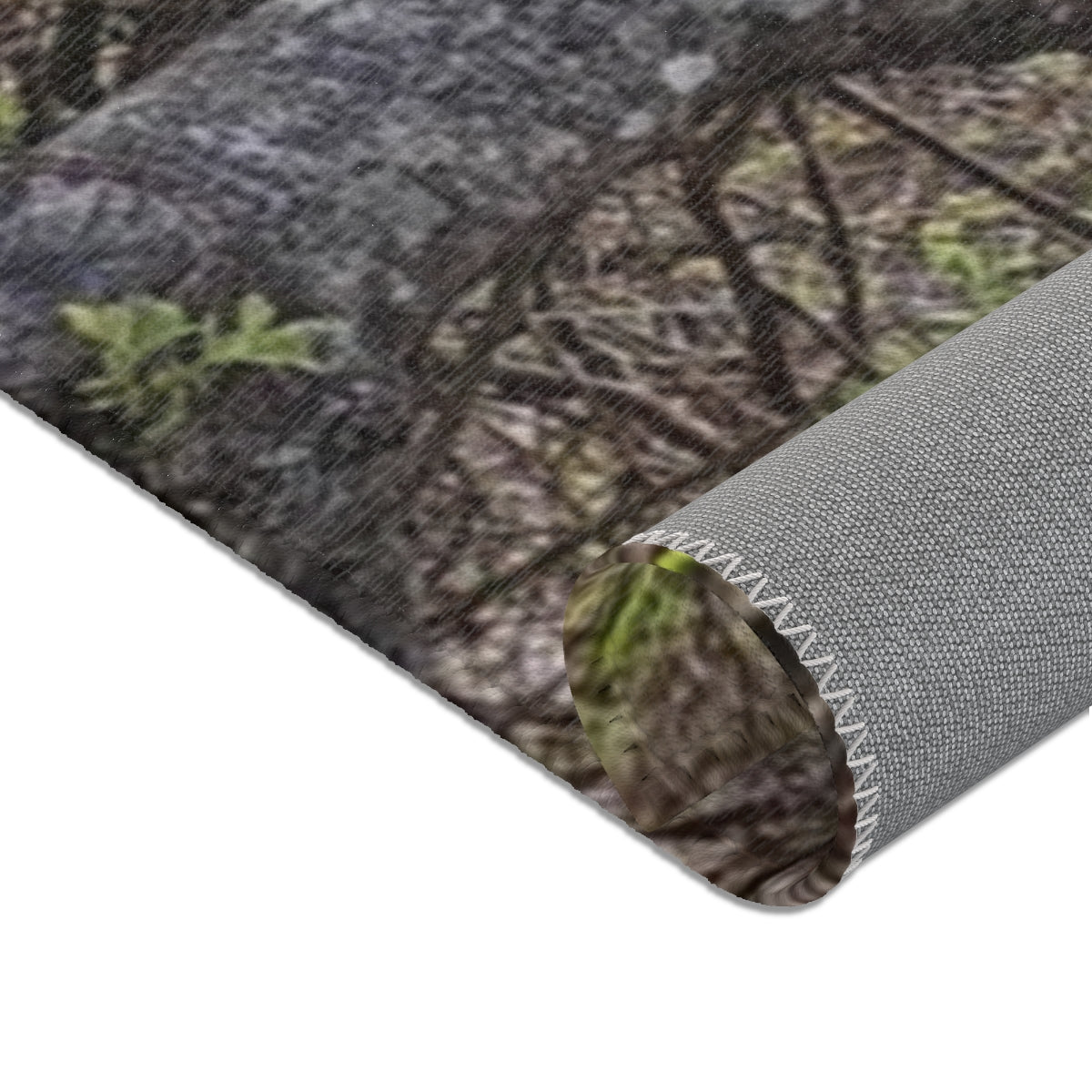 Realistic Forest Camouflage Pattern Fabric Roll