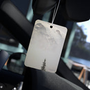 Alpine Mountain Scene Car Air Freshener Product