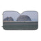Scenic Coastal Rock Formations Car Sunshade