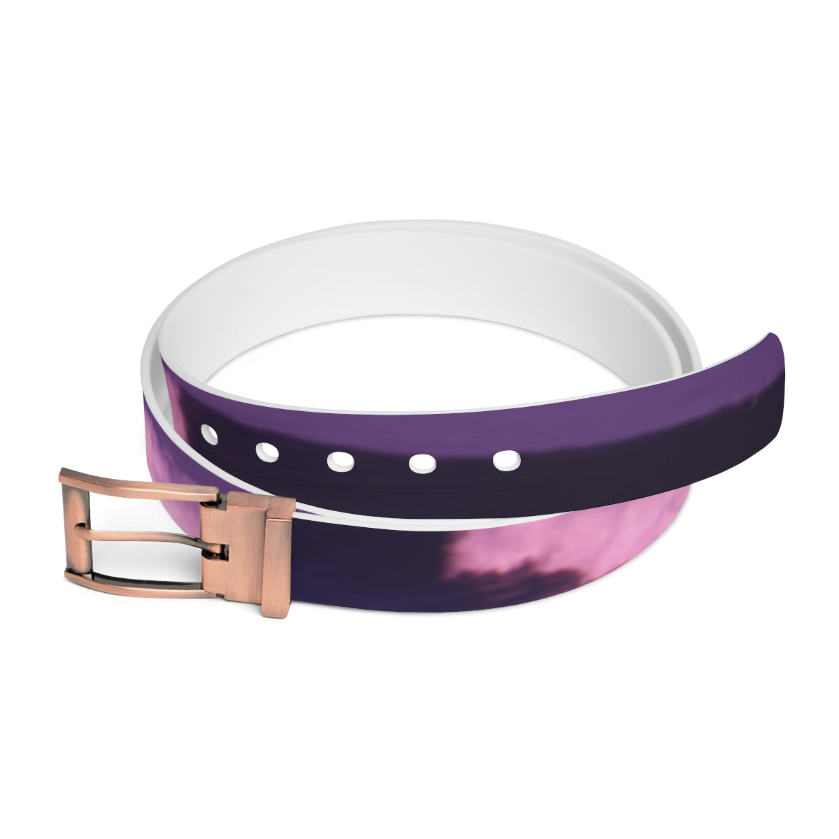Purple and Pink Abstract Design Belt Fashion Accessory