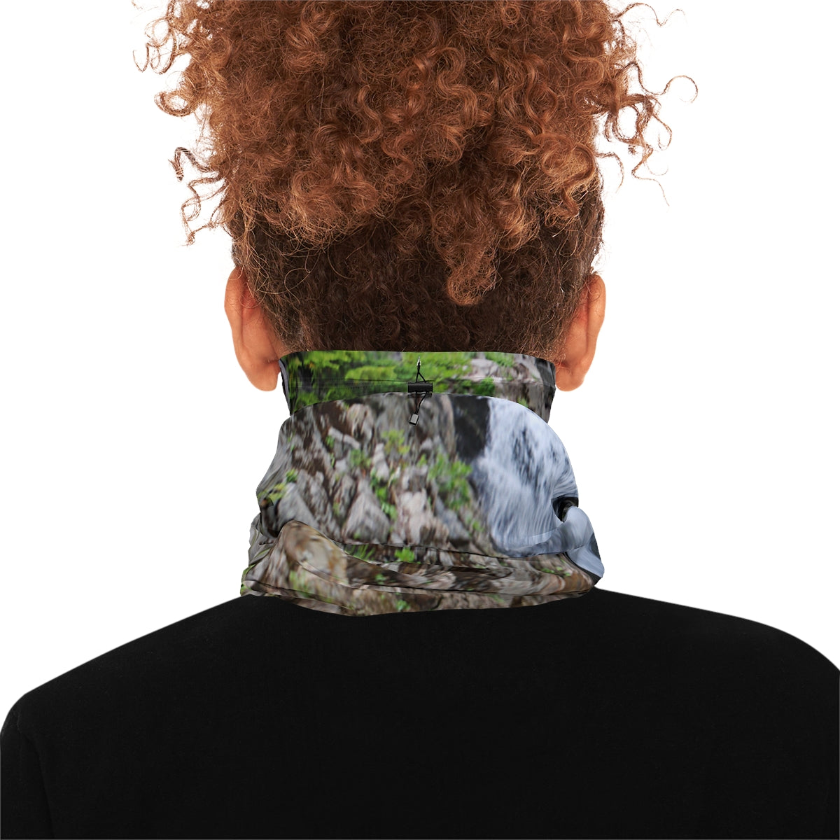 Scenic Nature Waterfall Neck Gaiter for Outdoor Adventures