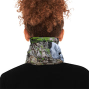 Scenic Nature Waterfall Neck Gaiter for Outdoor Adventures