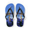 Flip-flops with "Laguna Beach" text and a night sky scene.