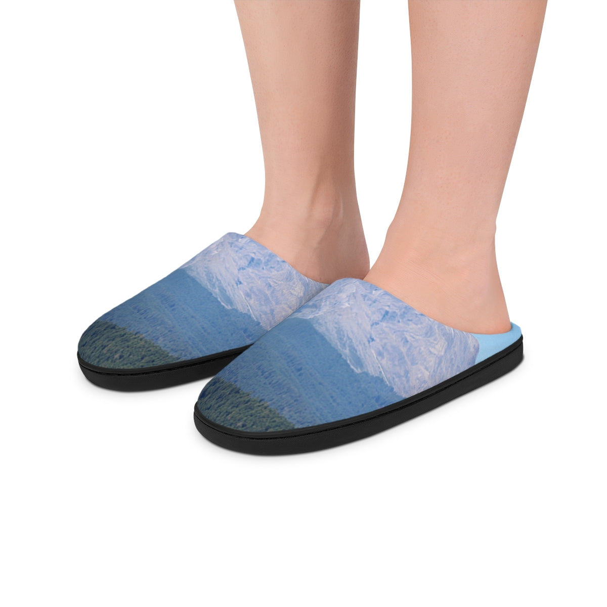 Beautiful Mountain Landscape Design House Slippers