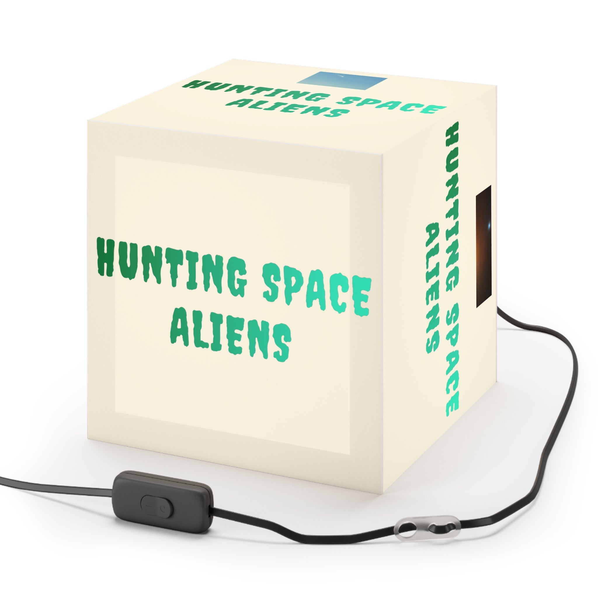 Hunting Space Aliens Light Box Decor product type