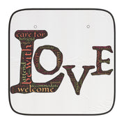 Inspirational Love Welcome Empower Text Design Blanket