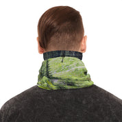 Scenic Forest Print Neck Gaiter for Outdoor Activities