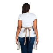Stylish Full Coverage Waist Tie Apron for Kitchen