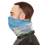 Blue and Green Custom Designed Neck Gaiter Product