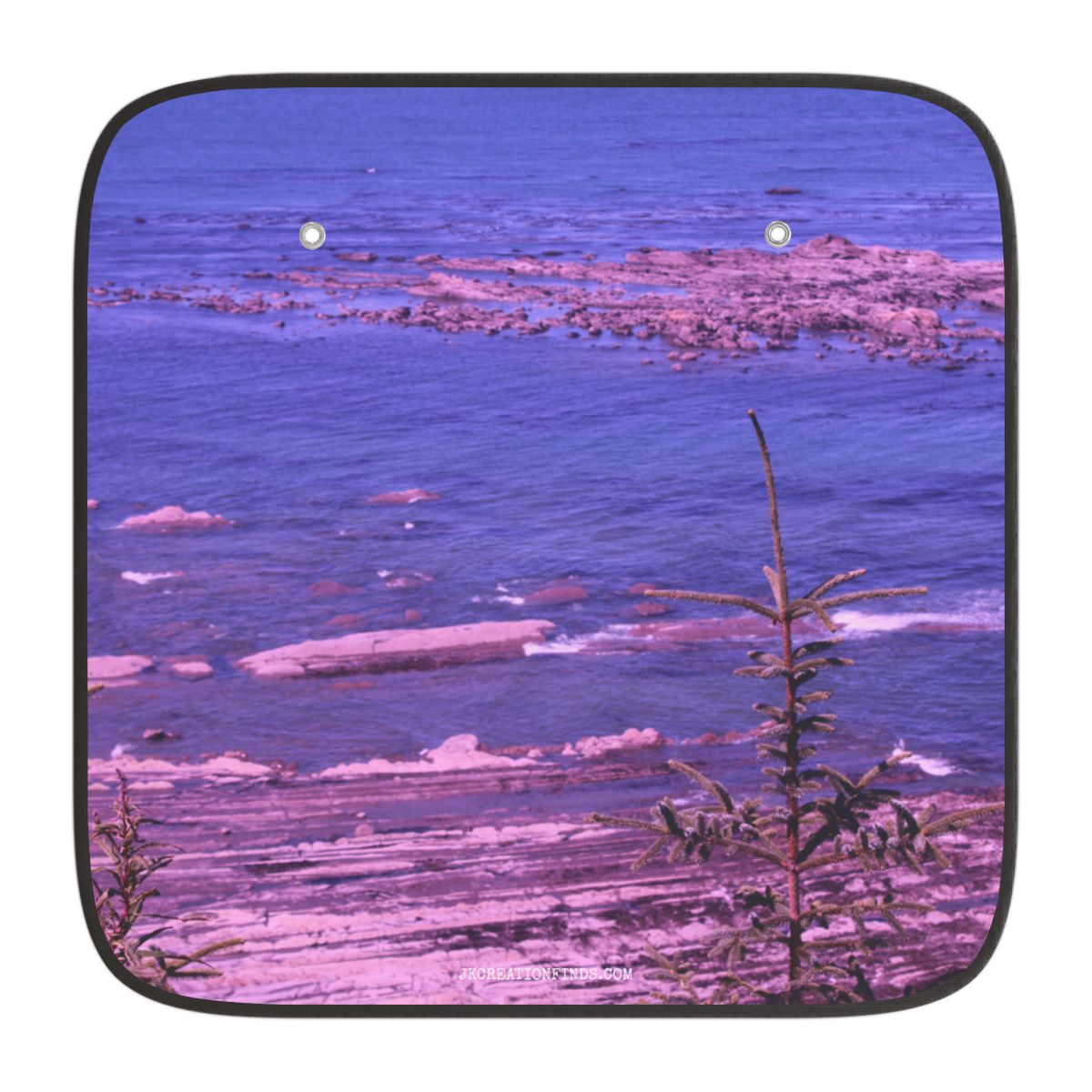 Coastal Landscape Purple and Blue Scenic Product