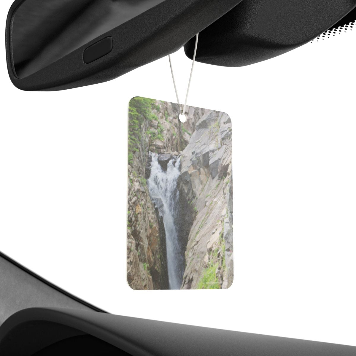 Waterfall Scenery Rectangular Car Air Freshener