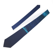 Elegant Deep Blue Ocean Design Neck Tie