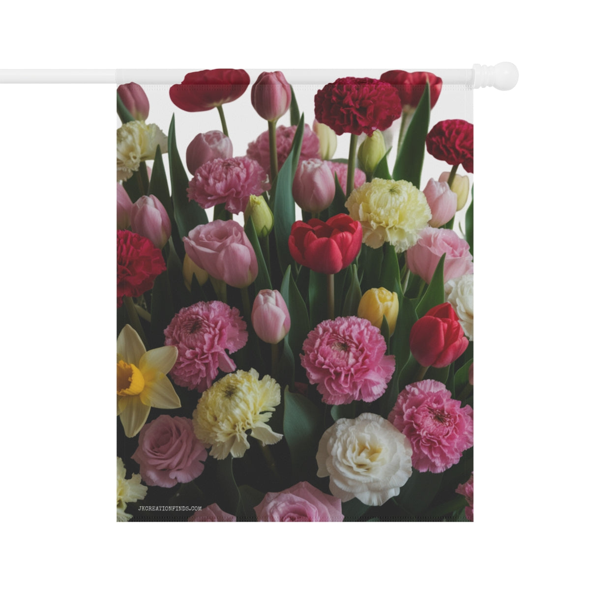 Beautiful Floral Arrangement of Colorful Spring Flowers