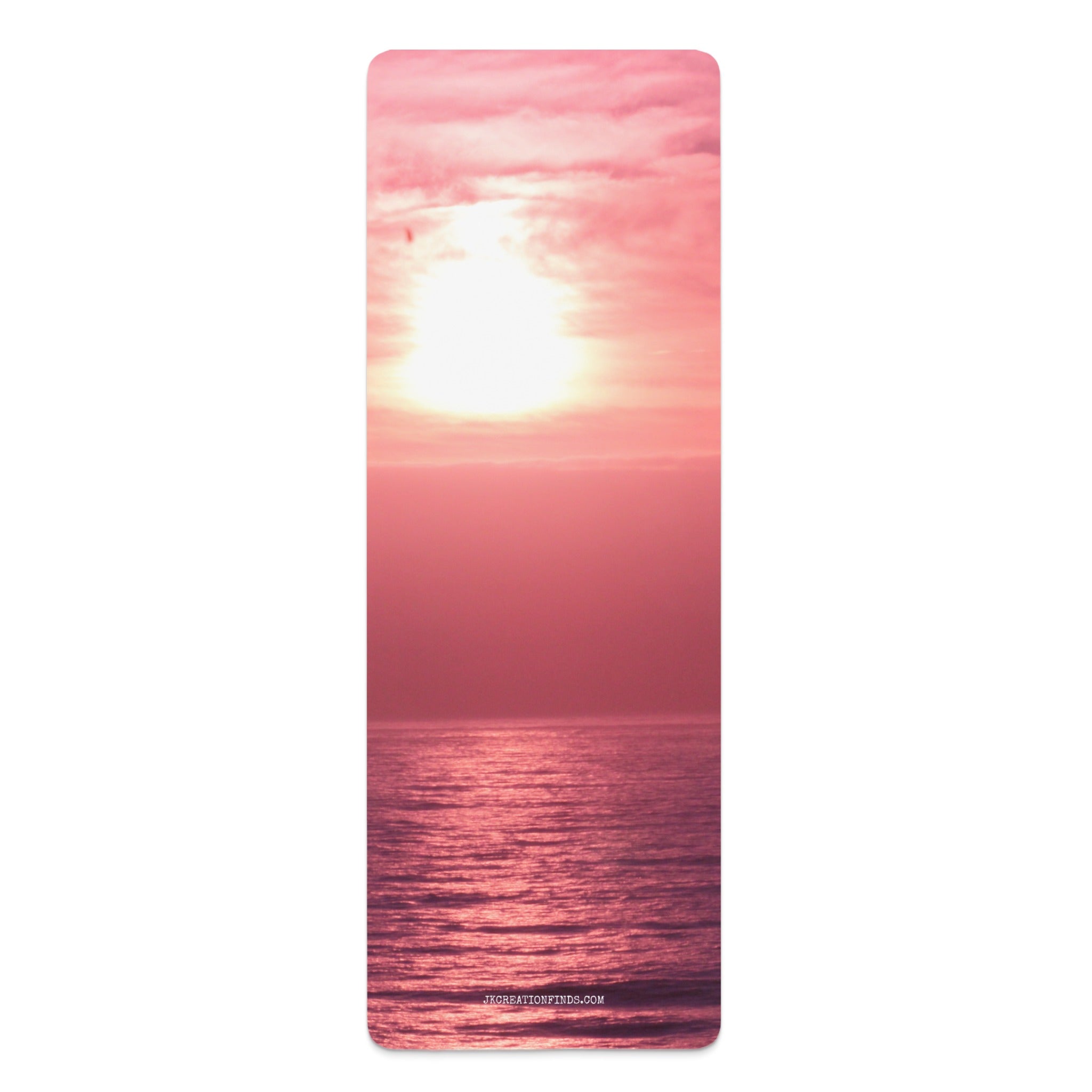 Sunset Over Ocean Pink Bookmark product
