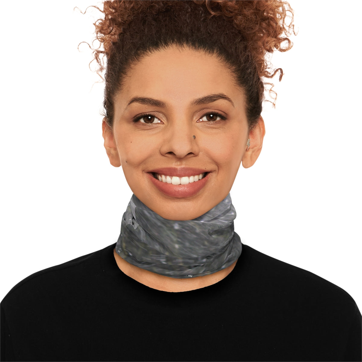 Fashionable Smoky Gray Neck Gaiter for Style and Comfort