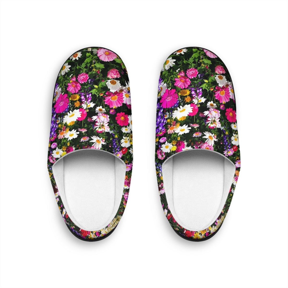 Vibrant Floral Design Comfortable Slip-On Shoes