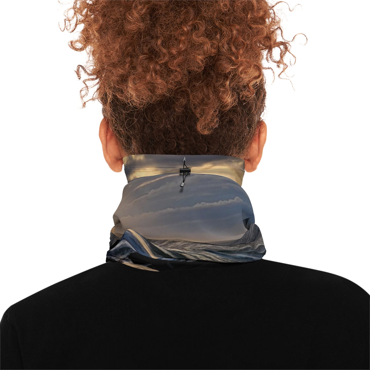 Sunrise Ocean Waves Neck Gaiter for Outdoor Activities