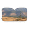Mountain Range Scene Car Sun Shade for Automobile