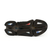 Black Segmented Outsole Colorful Inserts Sport Footwear product type

black sole
sneaker outsole
segmented design
colorful accents
athletic footwear
running shoe
modern sole
unique pattern
footwear sole
traction grip
sport shoe component
contemporary design
foot bottom view
multi color insert
textured outsole
performance footwear
ergonomic sole
shoe part
black footwear
tread pattern