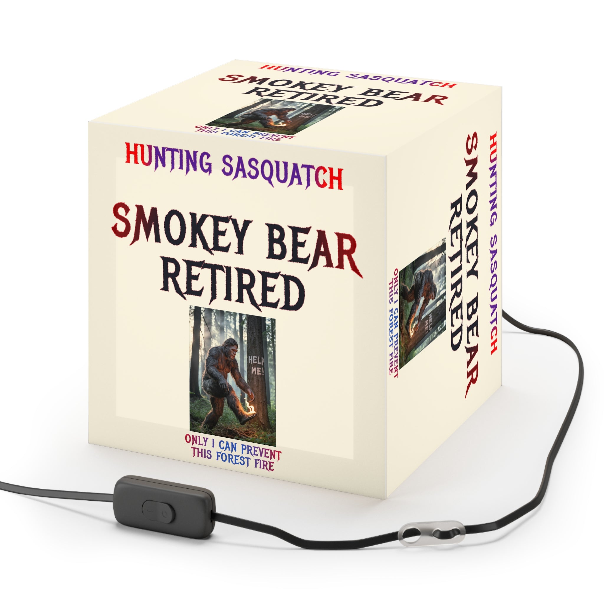 HUNTING SASQUATCH SMOKEY BEAR RETIRED HELP ME product type