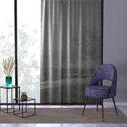 Metallic Gray Curtain for Modern Home Decor