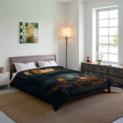 Peace and Quiet Night Forest Theme Bedding Set