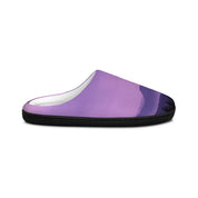 Tranquil Purple Mountain Scene Comfortable Slipper