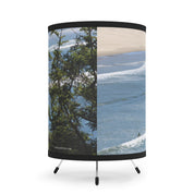 Scenic Beach and Ocean Print on Foldable Room Divider