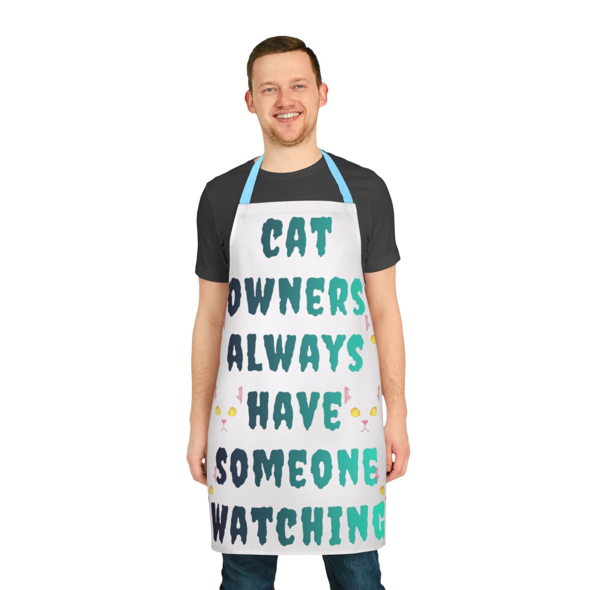 Cat Owners Always Have Someone Watching Apron
