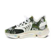 Floral Design Lace-up Athletic Sneaker Footwear