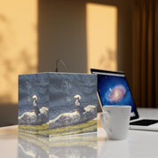 Tufted Puffin Bird Rock Water Display Cube Art product type