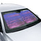 Scenic Purple and Blue Car Sunshade for Maximum UV Protection