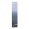 Long, narrow image of a green forest canopy stretching to the horizon with a cloudy sky.