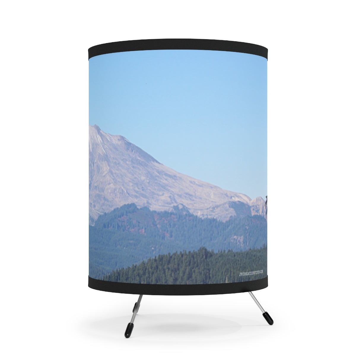 Scenic Mountain Landscape on Curved Display Product